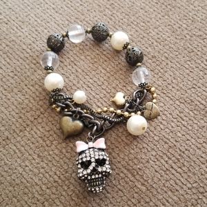 Betsey Johnson Skull Bracelet